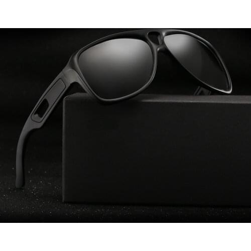 RUISIMO Polarized Sunglasses Men Polaroid Sunglasses for Men Driving FISHING Black Frame Eyewear Male Square Sun Glasses Brand