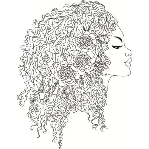 New girl cartoon pattern Stamp And metal die Scrapbooking Alphabet Stamp Embossing Craft making Silicone Transparent Stamps