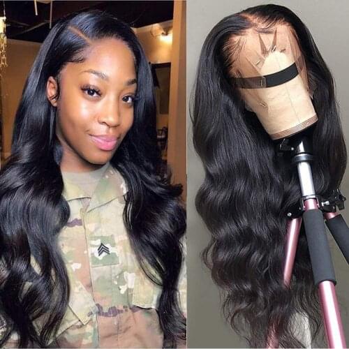 Body Wave Lace Front Wigs Human Hair Brazilian Virgin Human Hair 4x4 Lace Closure Wigs 250 % Density Human Hair Wigs Baby Hair