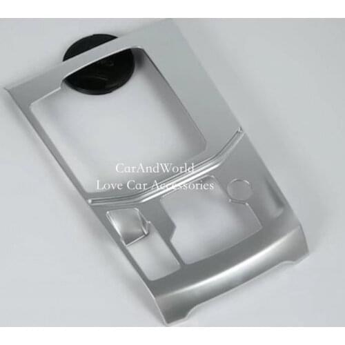 Inner Gear Shift Electronic Handbrake Cover Panel Cover Stickers Trims For Mazda CX-5 CX5 2017 2018 ABS Chrome Car Accessories