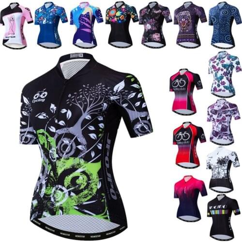 Weimostar Top Quality Cycling Jersey Pro Womens Bicycle Cycling Clothing Ropa Ciclismo Breathable MTB Bike Jersey Cycling Shirt