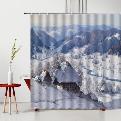 Unicorn Shower Curtain Cartoon Unicorn Childrens Curtains Fantasy Shower Curtain Colored Curtains Bedroom Decoration