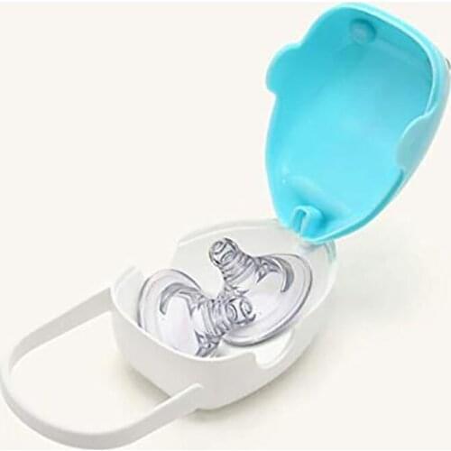 1pc Baby Pacifier Storage Box Portable Cute Whale Shape Kids Pacifier Nipple Cradle Case Holder Travel Storage Box Plastic
