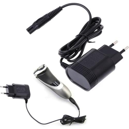 2-Prong Charger EU Plug Power Adapter for PHILIPS Shavers HQ8505/6070/6075/6090