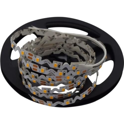 5mX New arrival high CRI>90 flexible 60LED/m white color led strip light S Type DC12V/24V 2835 LED strip free shipping