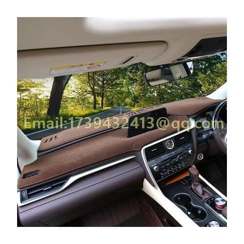 Dashmats car-styling accessories dashboard cover for lexus rx200t rx300f rx450h 2016 2017 2018 rhd