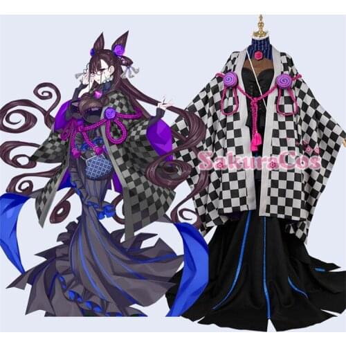 Anime Fate/Grand Order FGO Murasaki Shikibu Lovely Dress Gorgeous Uniform Cosplay Custume For Women Halloween Free Shipping