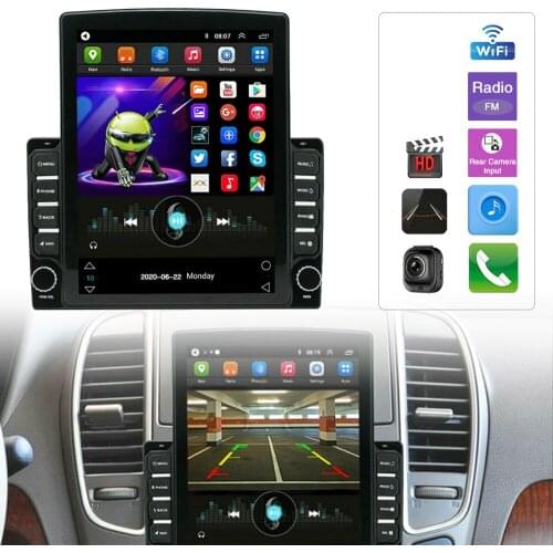 9.7" Android 9.1 Car Stereo GPS Navigation Auto Radio Player MP5 Video Din Wifi 1+16G Rear Camera Support Google Map