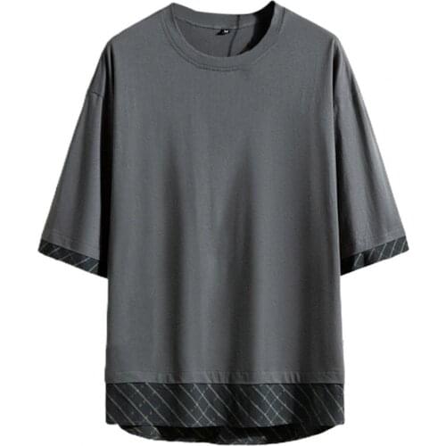 Fashoin Bottoming Shirt Round Neck All Match Lightweight Men Summer Short Sleeve T-shirt for Office Party Beach Vacation Office