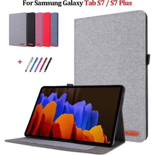 Coque For Samsung Galaxy Tab S7 Case SM T870 T875 Cowboy Pattern Flip Stand Tablet Funda For Samsung Galaxy Tab S7 Plus Case S7