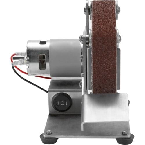 Multifunctional Grinder Mini Electric Belt Sander DIY Polishing Grinding Machine Cutter Edges Sharpener