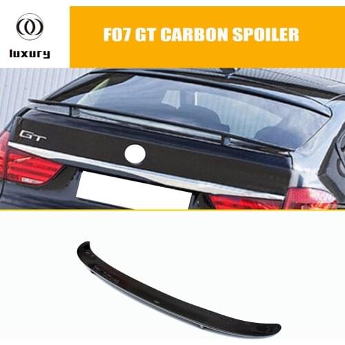 F07 GT 535i 550i 520d 530d 535d Carbon Fiber Rear Spoiler For BMW F07 GT Car Gran Turismo 2010 - 2016