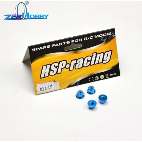 HSP 102049 Nut M4 4p 1/10 Upgrade Parts For 94102 94122 94123 94111 94108 94177 94106 94107 94188 94166