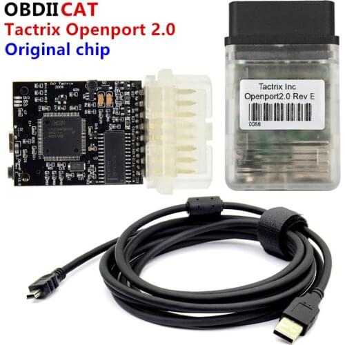 Newest ECU Chip Tuning Tool Tactrix Openport 2.0 Open Port USB 2.0 ECU Flash OBD2 OBDII Connector For Multi Brand Cars