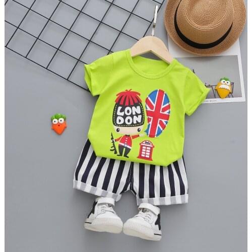 Baby Boys Clothing Sets Cute Summer T-Shirt Cartoon Kids Boys Clothes Suit For Boys Outfits Kids Boys Girls Tracksuit