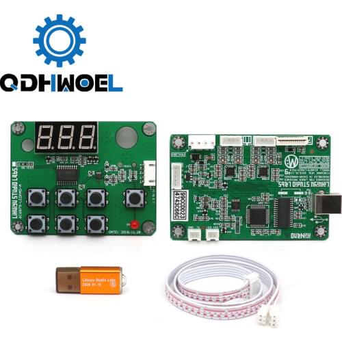 LIHUIYU M2 Nano Laser Controller Mother Main Board + Control Panel + Dongle B System Engraver Cutter DIY 3020 3040 K40