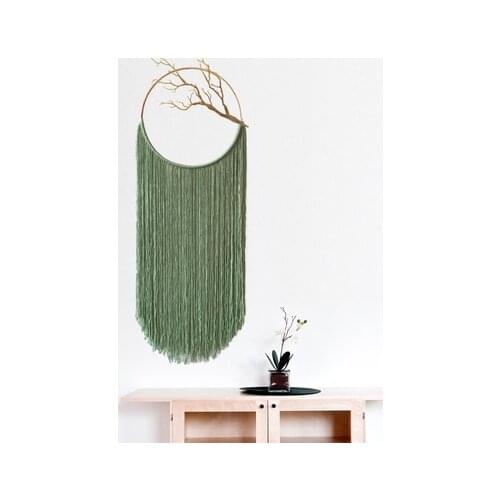 Macrame Wall Hanging Handmade Creative Gift Dream Catcher Nordic Wedding Photo Background Fringed Wall Tapestry Boho Decor