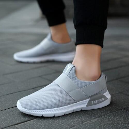 2021 Men Tennis Shoes Light Trainers Sneakers Casual Sports Shoes Male Breathable Comfortable Slip on Footwear Tenis Masculino