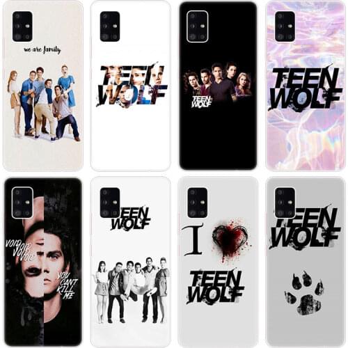 Teen Wolf Soft Case for Samsung Galaxy A12 A02 A03S A21S A22 A32 A52 A72 A82 Quantum 2 S21 Plus FE Ultra M02S M12 Cover