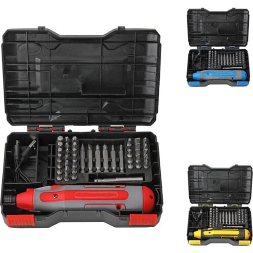 44Pc Electric Screwdriver Set USB Rechargeable Wireless Screwdriver Set Forward and Reverse Cordless Screwdriver