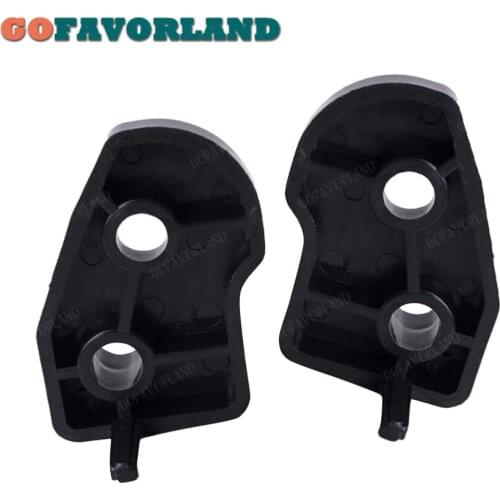 Pair Front Left Right Bumper Guide Plastic Black 2218800130 2218800230 For Mercedes Benz S CLASS W221 2009 2010 2013