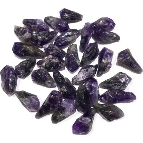 Natural Stone Amethysts pendant irregular shape Exquisite Pendants for Jewelry Making Diy necklace accessories Size 20x70mm