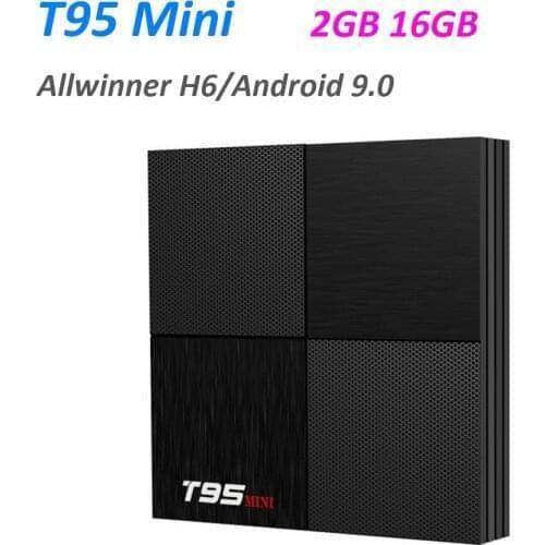 20pcs Android 9.0 Smart TV Box T95 mini Allwinner H6 Quad Core 2GB 16GB 6K Set top box