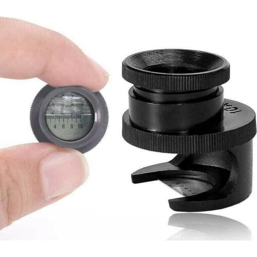Magnification 8X Pocket Cylinder Thread Counter Magnifier Linen Tester Print Magnifying Glass Optical Scale Portable Jewel Loupe