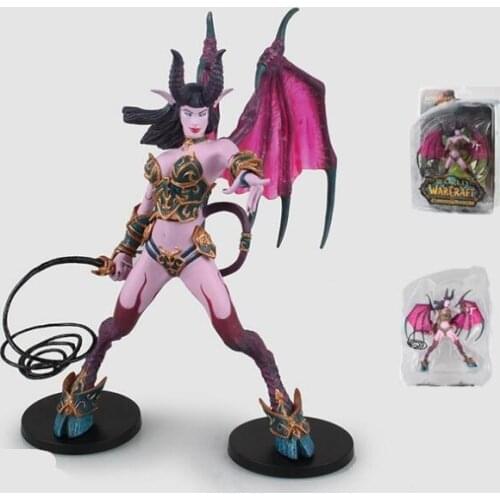 [Funny] Original box 20cm WOW Figure Toy DC Banshee / Succubus Mages PVC Action Figure Collection Classic game Model kids gift