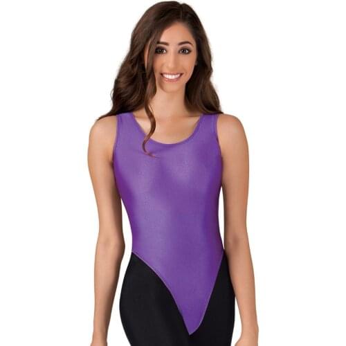 Speerise Womens Nylon Tank Thong Leotard Dance Girls Ballet Dance Spandex Skin Tights Sleeveless Bodysuits Free Shipping