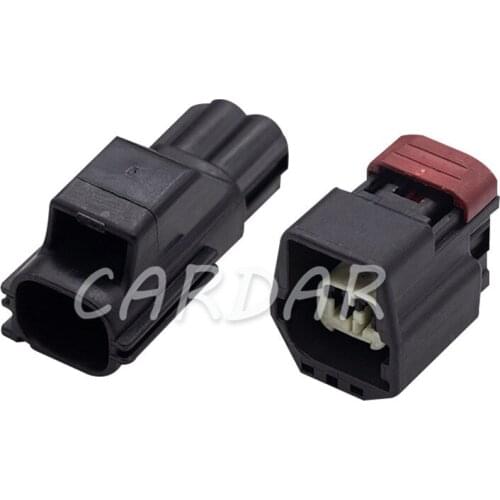 1 Set 2 Pin Waterproof Automotive Sealed Cable Connector Electric Socket For Car