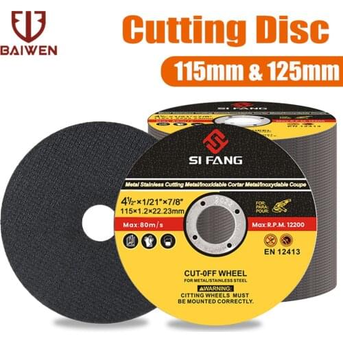 115mm & 125mm Metal Cut Off Wheel Circular Resin Cutting Disc Slice Grinding Blade Cutter for Angle Grinder Metal Cutting 2-50pc