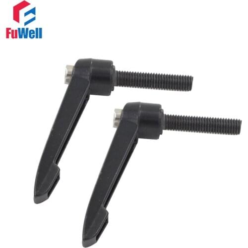 2pcs M10 x 25mm Male Thread Clamping Handle 10mm Thread Dia 25mm Thread Length Machinery Tools Knob Adjustable Handle Lever