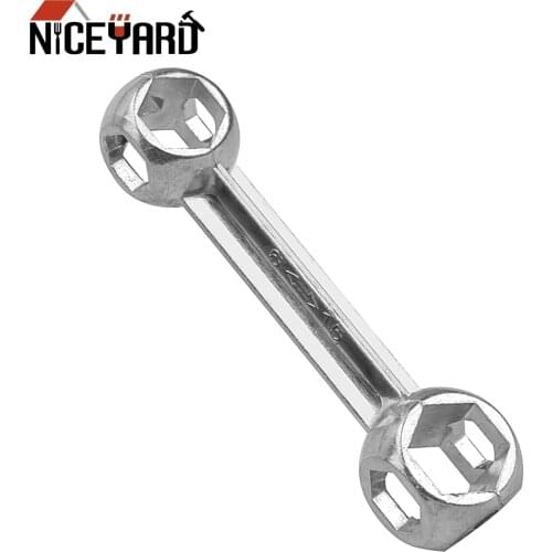 NICEYARD Wrench Key 6/7/8/9/10/11/12/13/14/15mm Spanner For Train Electrical Elevator Valve Cross Triangle Bone Type Hex Wrench
