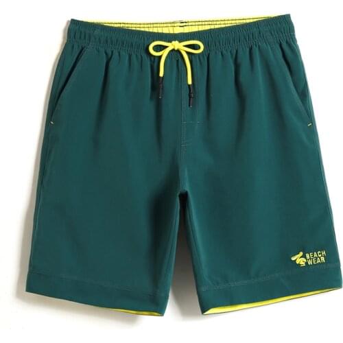 Gailang Brand Men Quick Drying Board Shorts Beach Swimwear Boxer Trunks Gay Swimsuits Mens Bermuda Plus Big Size Boardshorts