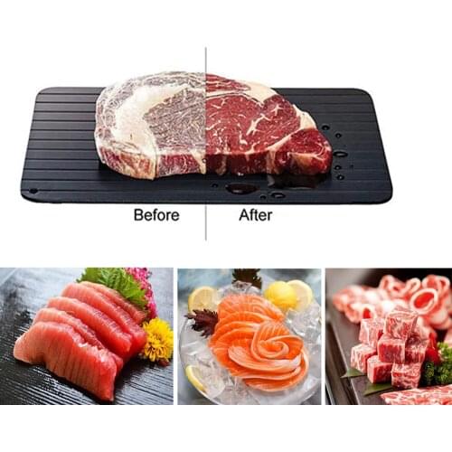 Fast Defrosting Tray Thaw Frozen Food Meat Fruit Quick Defrosting Plate Board Defrost Kitchen Tool