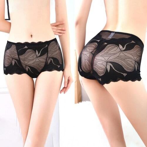 Underwear Seamless Breathable Women Ladies Thin Lace Underpanties for Daily Wear