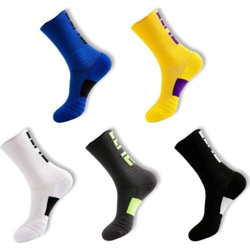 New Arrival 1Pairs Cycling Sport Socks For Men Set Good Quality Cotton Football Basketball Sock