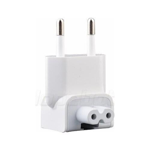 Wholesale 100PCS/Lot Wall AC EU Plug Duckhead For iPad iPhone MacBook Pro 29W 45W 60W 85W 61W 87W Power Adapter Charger