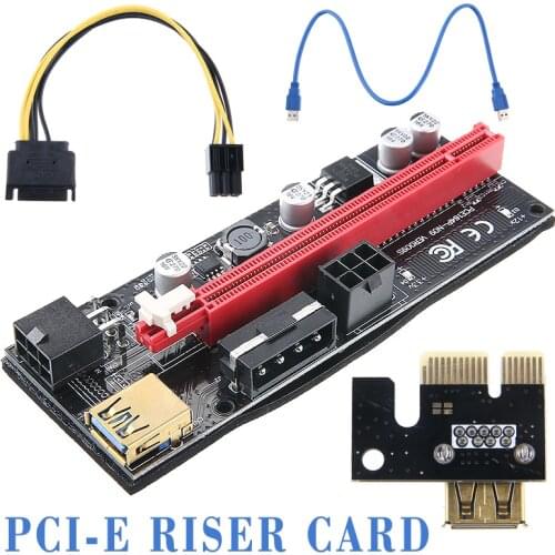60cm PCI-E Riser Card Graphics Extension Adapter PCI Express 1x to 16x USB 3.0 Data Cable For Computer