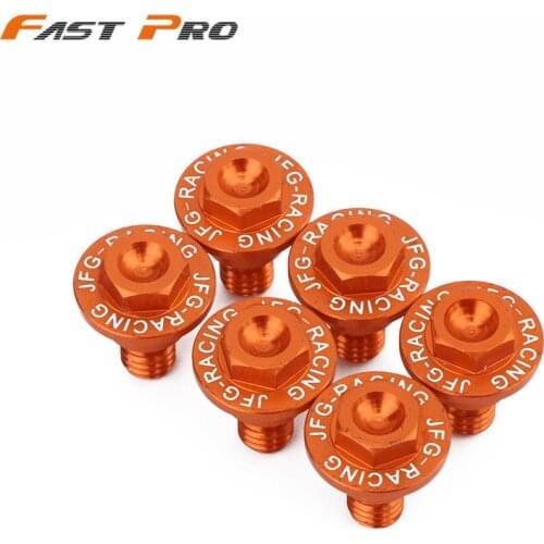 Motorcycle Front Fork Guard Bolt Screw For KTM FREERIDE SX SXF XC XCF EXC TRI EXCF XCW XCFW 50 65 85 125 150 250 350 450 525 530