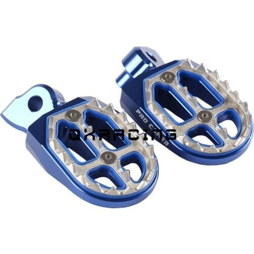 Motorcycle Foot Rest Pegs Footpegs For Yamaha YZ YZF WRF 65 85 125 250 450 125X 250X 450X For GASGAS EC EC-F 125-450 1997-2017