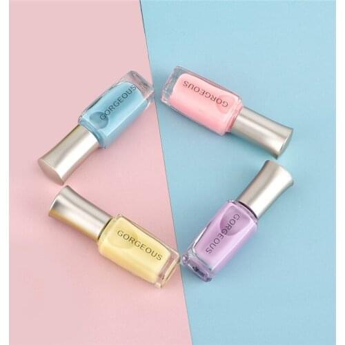 Professional New Fashion Nail Polish Art For Women Translucent Brand Sweet Color Jelly Nail Polish