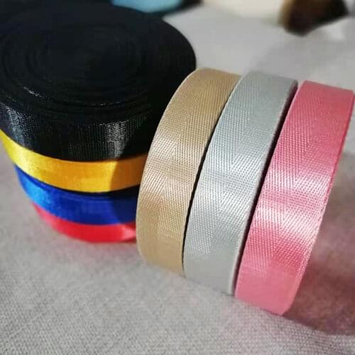 4Yards 25-50mm High Quality Blue Yellow Strap Nylon Webbing Herringbone Pattern Knapsack Strapping Sewing Bag Belt Accessories