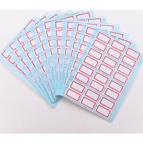 12sheet/pack self-adhesive label, name lable tag, adhesive sticker labels office stationery supplies