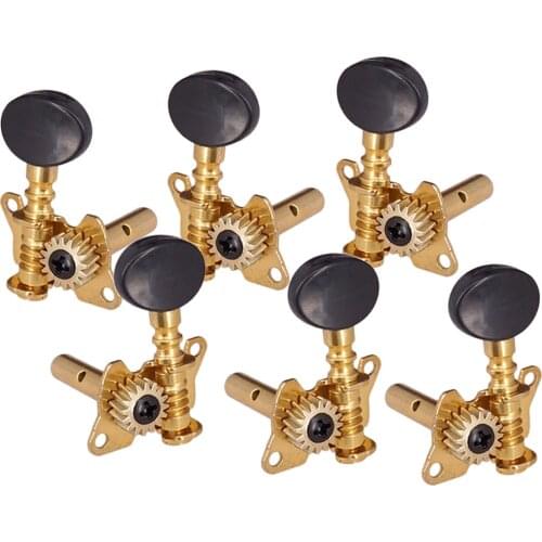 String Instrument Tuner Tuning Peg Machine Button for Classical Guitar 3R3L