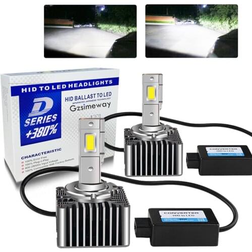 2Pcs LED D3S Car Headlight D1S D1R D2S D4S D2R D4R D5S D8S Super Bright 6000K 70W 17200LM 12V No Error Canbus Automotive Bulb