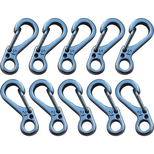 1Pc Alloy Small Carabiner Keychain Camp Snap Clip Hook Keychain Key Ring Hooks for Keys Camping Climbing Mini Keyring 0708