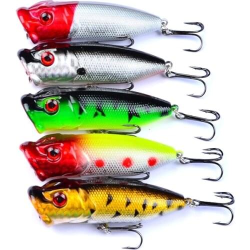 11g classic lure 7.3cm popper fishing lure Attractive Splash water jigging lure Jig Light Jointed Vibrations water hard bait