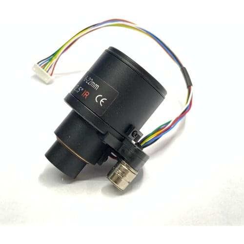 5MP Motorized Zoom Auto Focus Fixed IRIS 6-22mm D14 Mount F2.2 1/2.5" CCTV Lens for IP Security Board Camera SL-27135MFZ 4mp